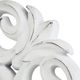 A & B Home Distressed White Wall Mirror-2