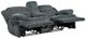 Homelegance® Goodland Dark Gray Double Manual Reclining Loveseat with Center Console-4