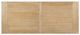 Legacy Classic XXX's and OOO's Amber Trestle Dining Table with Cocoa Base-3