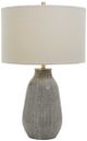 Uttermost® Monacan Gray Textured Table Lamp-0