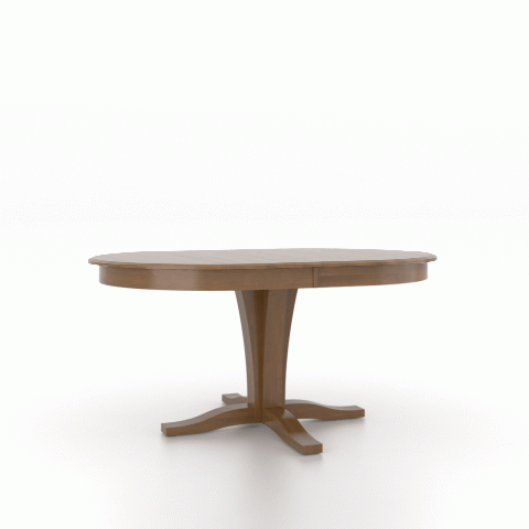 Canadel Customizable Gourmet VR Pedestal Dining Table-3