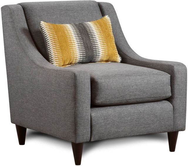 Fusion Furniture Maxwell Gray Accent Chair-0