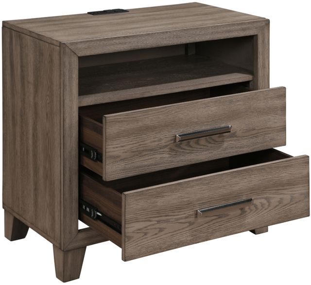 New Classic® Home Furnishings Harrisburg Walnut Nightstand-3