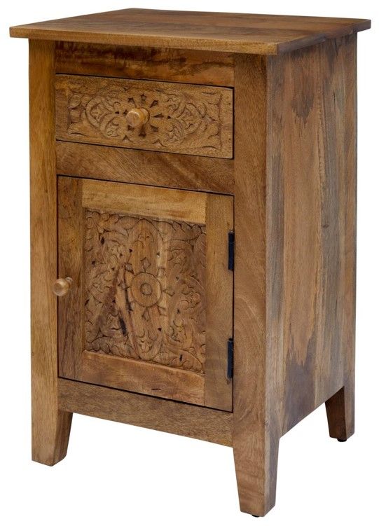 Jofran Inc. Global Archive Devi Natural Accent Table-2