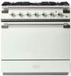 AGA™ Elise 36" White Pro Style Dual Fuel Range-0