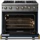 Viking® 5 Series 36" Slate Blue Liquid Propane Pro Style Gas Range-1