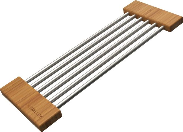 The Galley® Natural Golden Bamboo Lower Tier Mini Drying Rack-0