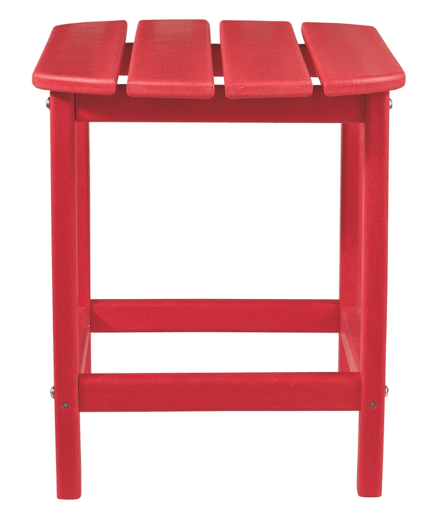 Signature Design by Ashley® Sundown Treasure Red Outdoor Rectangular End Table-1