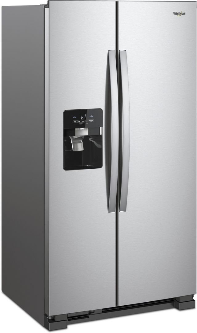 Whirlpool® 33 in. 21.0 Cu. Ft. Fingerprint Resistant Stainless Steel Side-by-Side Refrigerator-2