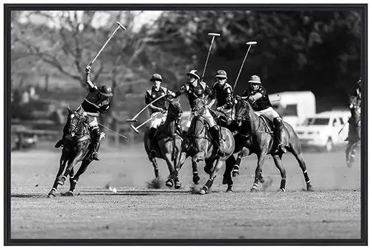 Crestview Collection The Art of Polo 2 3-Piece Wall Art Set-3