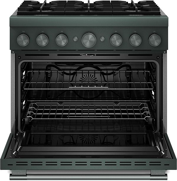 KitchenAid® 36" Juniper 6 Burner Pro Style Dual Fuel Range with No Preheat Air Fry Mode-1
