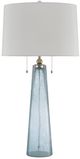 Currey & Company Looke Blue/Off-White Table Lamp-1