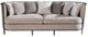 Magnussen Home® Rensick Golden Metal Pewter Sofa-2