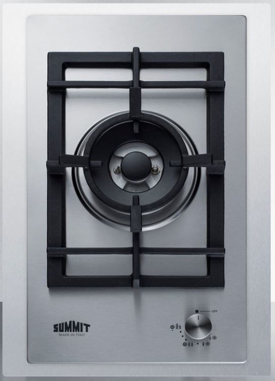 Summit® 15" Stainless Steel Natural Gas Cooktop-0