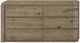 Bernards Pagosa Brown Curved Dresser-2