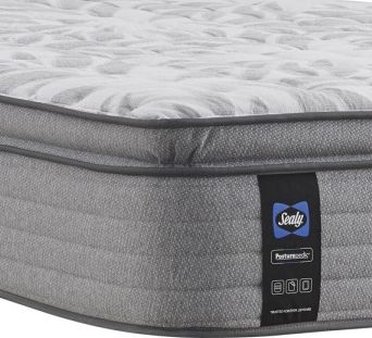 Sealy® Posturepedic® Silver Pine Innerspring Medium Faux Euro Pillow Top King Mattress-2