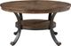 Powell® Franklin Rustic Umber Cocktail Table with Black Base-4