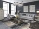 Michael Amini® Roxbury Park Slate Sofa-1