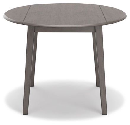 Signature Design by Ashley® Shullden Gray Drop Leaf Dining Table-1