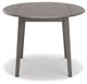Signature Design by Ashley® Shullden Gray Drop Leaf Dining Table-1