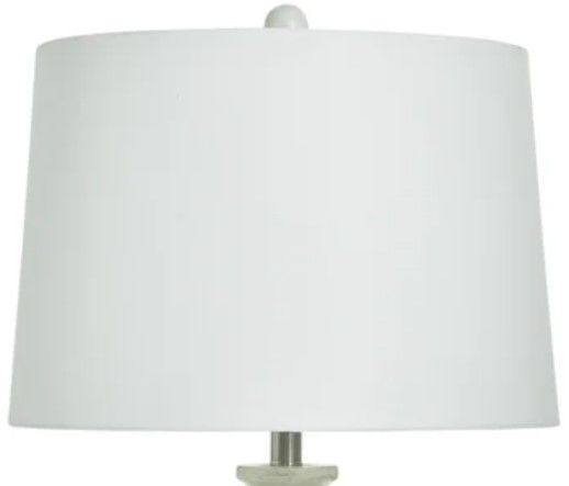 Stylecraft Bisque Shell Table Lamp-1