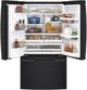 GE® 36" 27.8 Cu. Ft. Black Slate French Door Refrigerator-3