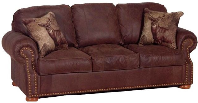 Marshfield Furniture Emerson (Leather) Dark Red Full Sleeper-0
