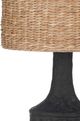 Bassett Mirror Natrona Matte Black Table Lamp-1