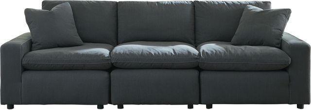 Signature Design by Ashley® Savesto 3-Piece Charcoal Sectional-0