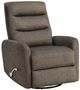 New Classic® Home Furnishings Takami Chocolate Manual Swivel Recliner-0
