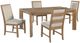 Coaster® Bruner 5-Piece Gray/Natural Brown Dining Table Set-0