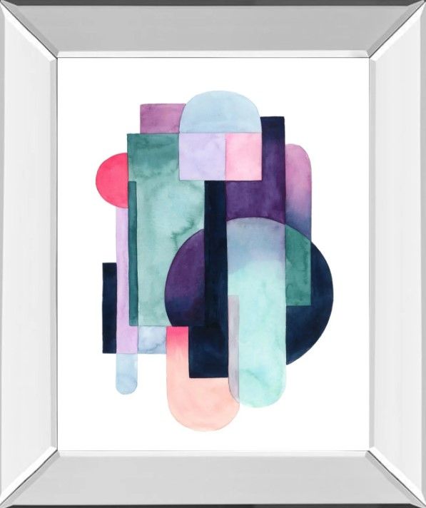 Classy Art Urban Deco I by Grace Popp Mirrored Frame Wall Art-0