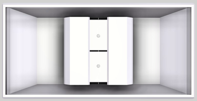Vent-A-Hood® 60" White Island Range Hood-1