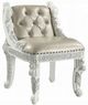 ACME Furniture Vanaheim Antique White/Beige Vanity Stool-0