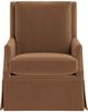 Universal Explore Home™ Jocelyn Rush Toffee Swivel Glider Chair-1
