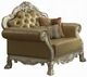 ACME Furniture Dresden Bone/Gold Patina Chair-0