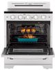 Unique® Appliances Classic Retro 30" Marshmallow White Freestanding Electric Range-2
