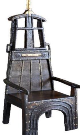 Jaipur Furniture Wdn Brown Tribal King Chair-1