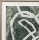 Bassett Mirror Chalk Line II Green Framed Print-1