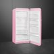Smeg 50's Retro Style 9.9 Cu. Ft. Pink Compact Refrigerator-1