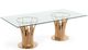 VIG Furniture Modrest Glass/Rosegold Dining Table-0