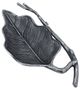 A & B Home Silver Leaf Decorative Bowl-0