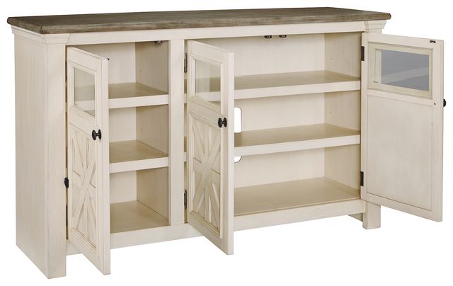 Signature Design by Ashley® Bolanburg Weathered Gray/White 60" TV Stand-1