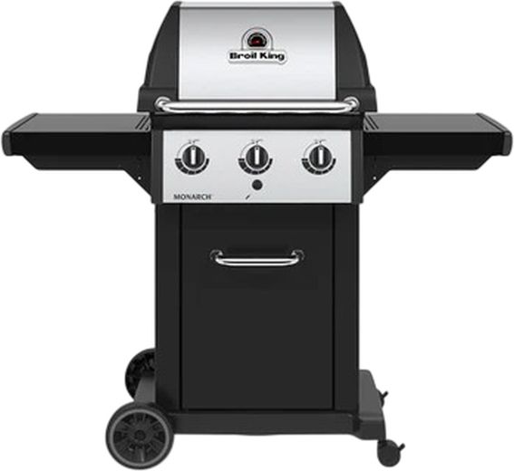 Broil King® Monarch™ 320 3-Burner Stainless Steel Freestanding Natural Gas Grill-0