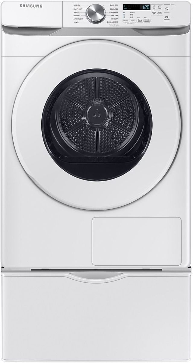 Samsung 7.5 Cu. Ft. White Ventless Electric Dryer-12