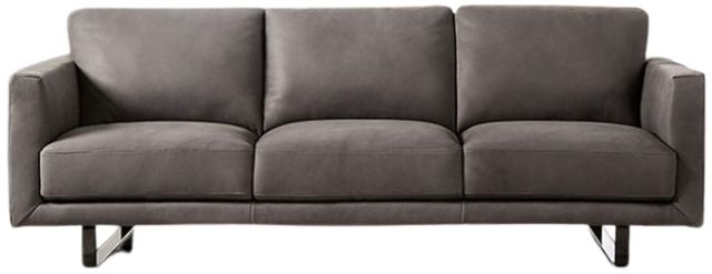 Furniture of America® Mezzanotte Gray Sofa-0