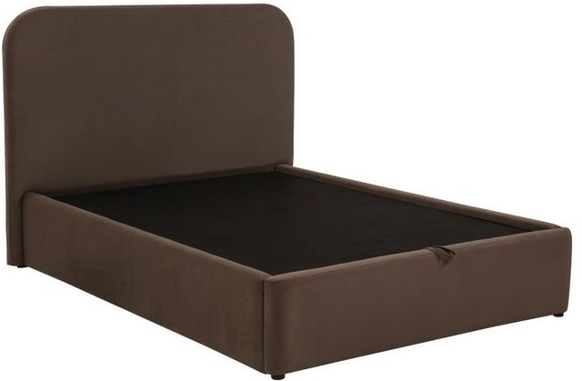 Coaster® Anders Chocolate Youth Full Upholstered Lift Platform Storage Bed-0