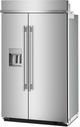 KitchenAid® 48" 29.4 Cu. Ft. PrintShield™ Stainless Steel Built-In Side-by-Side Refrigerator features Exterior Water and Ice Dispenser with Measured Fill-3
