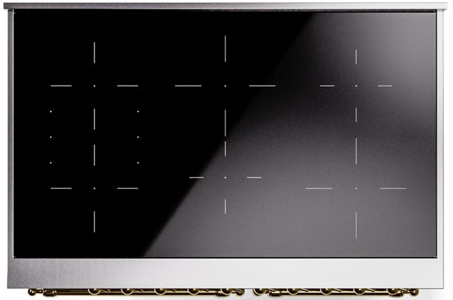 Ilve® Nostalgie II Series 40" Custom RAL Color Pro Style Induction Range-2