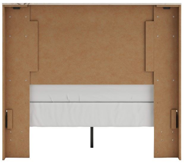 Benchcraft® Lawroy Light Natural Full Panel Bed-3